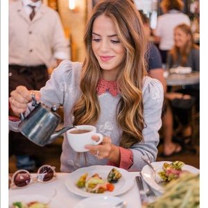 La Vie Rebecca Taylor eyelet top in XS!